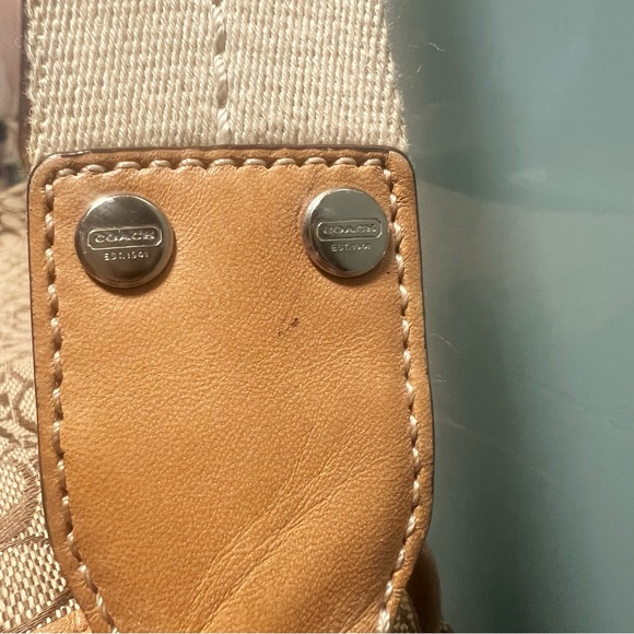 Coach Messenger Bag Brown Khaki - Picture 13 of 17